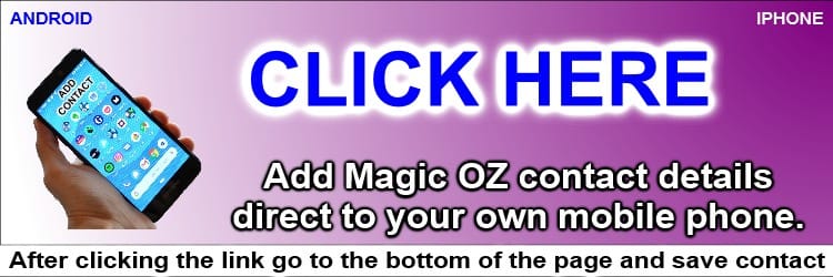 Contact Magic OZ Magician